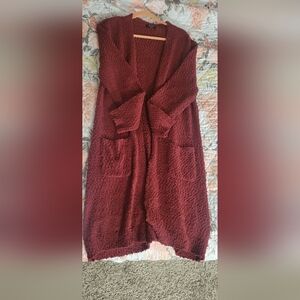 Modern Canvas Popcorn Cardigan